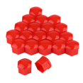 thumbnail image 3 of 20pcs 21mm Écrou Roue Auto Moyeu Vis Protection Anti-Vol Couvercle Bouchon Rouge, 3 of 11