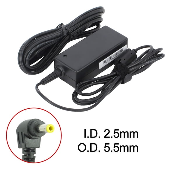 BattPit: New Replacement Laptop AC Adapter/Power Supply/Charger for Toshiba Mini NB205-N324WH, 31036038, 31038057, 41R4515, 45K2213, 55Y9376, 888010142 (19V 2.10A 40W)