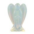 thumbnail image 1 of Pierre de Guérison en Cristal en Forme d'Ange Gardien Chargé d'Énergie Naturelle Cadeau (Opale), 1 of 14