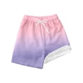 thumbnail image 2 of MIASHUI Pantalons Garçons Mode Décontractée Maillots de Bain Doublure de Compression Shorts Extensibles pour Jeu Actif et Natation, 2 of 3