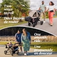 thumbnail image 3 of Graco Ready2Roll Stroller Wagon - All Terrain, Compact, Sits 2 Kids, Accepts Graco Infant Car Seats, 3 of 7