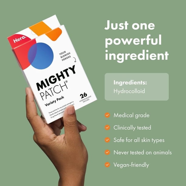 Hero Cosmetics Mighty Patch Variety pack – Hydrocolloid Patches