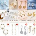 thumbnail image 4 of Ruiboury 100piece Soft Clear Silicone Earring Backs Set Of 100 No-Irritate Stud Backs Earring Backs For Studs B, 4 of 6