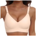 thumbnail image 1 of Women's Wireless Push Up Full Coverage Bra - Seamless Soft Support - Jelly Strip Technology, Nylon Spandex - S-XXXXL, 1 of 3