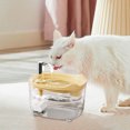 thumbnail image 2 of RKSTN Water Dispense Cat Water Dispenser Automatic Circulation Flow Water Dispenser Yellow, 2 of 5