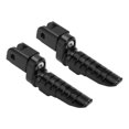 thumbnail image 2 of Motorbike Footrest, 2PCS Anti Slip T6063 Aluminium Alloy Motorcycle Front Foot Pegs Tapered Anodized   For Modification Black, 2 of 8