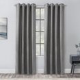 thumbnail image 1 of Sanaa Light Filtering Grommet Indoor Curtain, 1 of 6