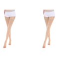 thumbnail image 3 of Baohd Soft And Stretchy Compression Stockings Fashionable And Comfortable Open Toe-Skin Color M 2Set, 3 of 6