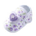 thumbnail image 1 of NOKIO Baby Girls Soft Sole Shoes Baby Toddler Walkings Bow Sandals First Walkings Crib Shoes with Memory Foam Insole and Non-Slip Flex Sole for Early Steps, 1 of 7