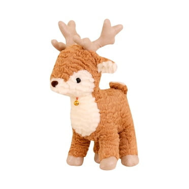 YIMWNYI Christmas Deer Doll , Mignonne Décoration des Fêtes, Jouet en Peluche Drôle, Accent Douillet pour la Maison, Parfait pour une Ambiance Festive, Figurine de Collection