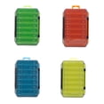 thumbnail image 4 of pitrice Boîte de Pêche Rangement Attirail Leurre Appât Conteneur Double Face Compartiments Organisateur Sac à Dos Outils Accessoire Capacité Vert Bleu, 4 of 6