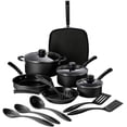 thumbnail image 1 of Tramontina Primaware 15-Piece Nonstick Cookware Set with Lids and Silverware Set, Aluminum Pots and Pans Set Non Stick for Home and Kitchen (Storm), 1 of 8