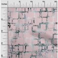 thumbnail image 2 of oneOone Rayon Light Pink Fabric Geometric Sewing Craft Projects Fabric Prints By Yard 56 Inch Wide-WT, 2 of 5