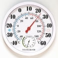 thumbnail image 1 of Indoor Outdoor Large Wall Patio Hygrometer No Battery Required Hanging Humidity Gauge, 1 of 3