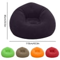 thumbnail image 3 of olkpmnmk Clearance Sale!Home Decor,Flocking PVC Inflatable Sofa Portable Inflatable Lounger for Camping & Beach Inflatable Couch for Indoor and Outdoor Camping Couch Inflatable Flo,Inflatable Sofa, 3 of 9