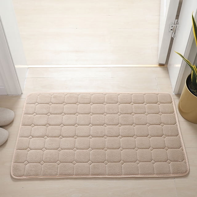 weibbin Pad Bathroom Shower Rugs - Non-Slip Absorbent Soft Machine Washable Shower Mats for Living Room, Bedroom, Bathroom, Home Decor, 50x80cm