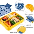 thumbnail image 1 of zanvin Bento Boxes !Kitchen Organization,Bento Box With 6 Compartment,leak-proof Children's Lunch Box Snack Containers Can Be Microwave Dishwasher Freezer Safe., 1 of 6