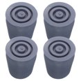 thumbnail image 4 of 4Pcs Grey Non-Slip Rubber Tips for Cane Bottoms Bath Chair Safety, 4 of 8