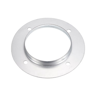 Uxcell Bride de Connecteur de Conduit 4 Pouces, Métal, Bride d'Échappement pour Tuyau Droit, Plaque de Montage de Conduit pour Chauffage, Refroidissement, Ventilation, Acier Galvanisé
