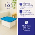 thumbnail image 3 of Homz Snaplock 56Qt Stackable Plastic Storage Container & Lid, Blue (2 Pack), 3 of 7