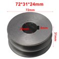 thumbnail image 4 of V-Belt pulley A Type Double Slot Pulley Motor Cast Iron Dia Power Tool Accessory, 4 of 11