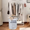 thumbnail image 3 of Foldable Laundry Basket, Collapsible Storage Basket with Handles for Laundry Room and Dorm Organization, Easy to Store and Portable Cloth Hamper for Bedroom, Bathroom, and Home Use, 3 of 7