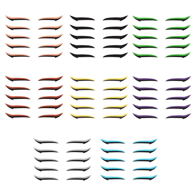 Amdohai Eyeliner Sticker Double Eyelid Tape Glitter Eyeliner Eyeshadow Sticker Eye Makeup Tool