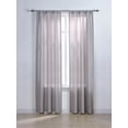 thumbnail image 1 of Mainstays Tille 63" Solid Rod Pocket Window Curtains Panel, 1 of 5
