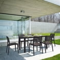 thumbnail image 1 of Compamia Ares 7 Piece Patio Dining Set in Brown, 1 of 3