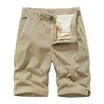 thumbnail image 1 of LSLJS Men's Plus Size Cargo Shorts Multi-Pockets Relaxed Summer Beach Shorts Pants, Gym Shorts Gifts for Men, 1 of 7