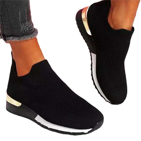 Gupgi Women Walking Shoes Casual Mesh Sneakers Comfortable Casual Stretch Cloth Breathable Shoes