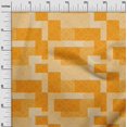 thumbnail image 2 of oneOone Tissu Polyester Lycra Tissu à Imprimé Géométrique Carré au Mètre 56 Pouces de Large, 2 of 4