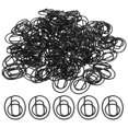 thumbnail image 1 of Unique Bargains Pinces à Classeur, Noir, 100 Unités, 1 of 6