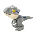 thumbnail image 4 of Biting Finger Dinosaur Toy Animal Hand Puppet for Easter Basket Stuffers Gray Velociraptor, 4 of 8