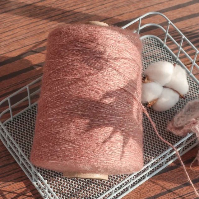 500G/Ball Multicolor Soft Mohair Yarn For Hand Knitting Woollen Acrylic Long Fluffy Crocheting Thread DIY Sweater Fall Winter
