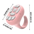 thumbnail image 4 of HOZADOIE Thumb Ring Remote Home Essentials Fingertip Wireless Bluetooth Remote Control Fingertip Wireless Bluetooth Remote Control Short Video Like Remote Control Lazy Selfie Taker Ebook Page Turner, 4 of 6