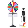 thumbnail image 1 of WinSpin 24" Prize Wheel Tabletop Floor Stand Spinning Game Brochure Holder, 1 of 9
