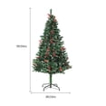 thumbnail image 2 of CNKOO Christmas Tree Tinsel Halloween Tree Decor with Lights Christmas Tree Battery Operated Pop Up Artificial Tree Indoor Outdoor Decorations, 2 of 7