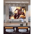 thumbnail image 4 of ELEPHAS Mini Projecteur pour iphone, Projecteur Portable avec Trépied, Projecteur Extérieur 1080P HD, Projecteur de Films Compatible avec Android/iOS/Windows/TV, 4 of 7