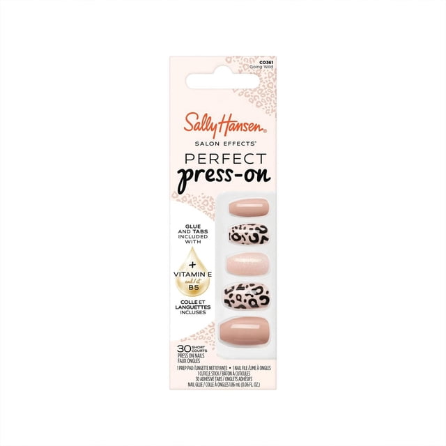 Salon Effects Perfect Press-On Nails, Non-Damaging Manicure, Easy to Apply