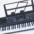 thumbnail image 4 of Manufacturer Direct 61-Key Electronic Piano for Kids 4-6, Multifunctional Music Toy with Microphone & Steel Piano Sounds, Child-Friendly Design, Export-Quality Musical Instrument (MQ-6160 Black +, 4 of 5