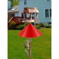 thumbnail image 3 of Squirrel Baffle for Bird Feeder Pole New Upgrade Wrap Around Squirrel Baffle Proof Baffles Durable Premium Plastic Bird Feeder Guard with Hook Red(16 Inch Nonmetal), 3 of 9
