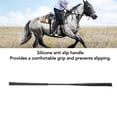 thumbnail image 4 of Fouet à Cheval, Cuissard Court en Cuir de Qualité Supérieure, Robuste et Résistant à l'Abrasion, Poignée Antidérapante Confortable, Fouet à Cheval de 25,6 Po avec Embout Fouet de 7,9 Po pour les Passionnés d'Équitation, 4 of 7