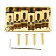 thumbnail image 2 of Guitar String Bridge, Alliage de Zinc 6 Cordes Chevalet de Guitare Électrique Chevalet de Selle Accessoire Instrument de Musique, 2 of 8