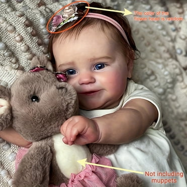 Reborn Baby Dolls - 20 Inches Realistic Newborn Soft Vinyl Baby Dolls Toy For Kids Age