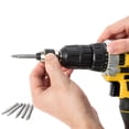 thumbnail image 4 of WorkPro Quick Change Bit Set -7 Piece,Quick Change Chuck & 2 Inch Cr-V Screwdriver Bits, 4 of 5