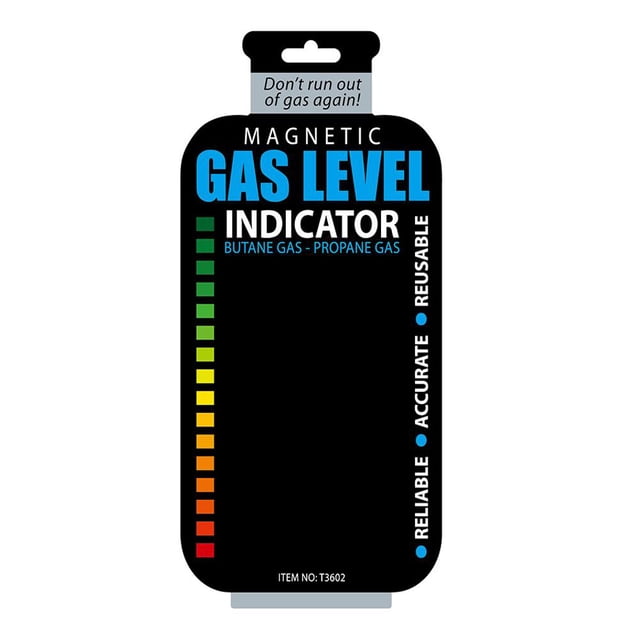 SharkTRUE Jauge Magnétique Bouteilles Propane Butane Carburant Gaz Indicateur de Niveau de Réservoir Outil US