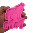 thumbnail image 4 of Moule en Silicone de la Famille des Loups, 4 of 7