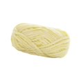 thumbnail image 1 of Tnarru Chunky Polyester Light Yellow Yarn, Jumbo Tubular Hand Knit, 1 of 8