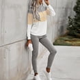 thumbnail image 4 of Birdeem Ensemble pour Femmes Survêtement Chandail Uni Col Rond 2 Pcs Sport Sans Capuche Ensembles, 4 of 6